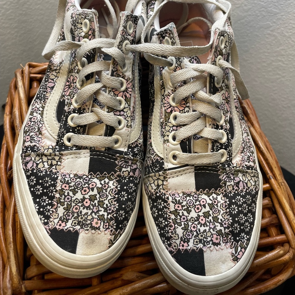 Old Skool patchwork vans